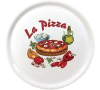 Assiette à Pizza 310 mm Décor la Pizza x 6 Saturnia NC G