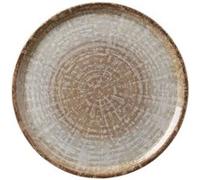 Assiette à Pizza Crète 330mm x 6 Hendi Marron