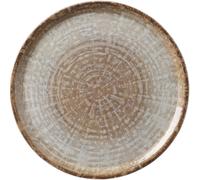 Assiette à pizza en porcelaine de Crète, diamètre 31 cm - lot de 6