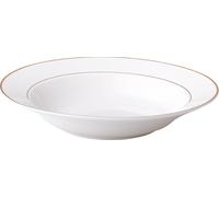 Assiette à soupe en porcelaine blanche 23 cm