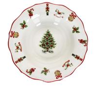 Assiette à soupe - Maestro Natale - Céramique - 23 cm - Décor Noël - Compatible lave-vaisselle