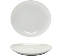 Assiette En Porcelaine Tivoli Blanche Bifteck 30,5