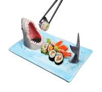 Assiette à sushis en forme de requin | Assiette de service à sushi en céramique - Assiette à sushi en forme de requin - Assiette à sushis pour restaurant, décoration de cuisine, planche à fromage,
