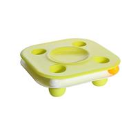 Assiette Alimentaire Multifonction pour Chaton, Piste pour Chats, Jouet Deux en Un, Jouets interactifs pour Animaux de Compagnie, récipient de Nourriture et Assiette d ' Amusement, Produits Amusants
