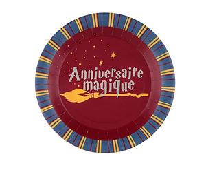 Assiette anniversaire magique
