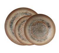Assiette Arthur Krupp Galaxy (x12) Marron 20/22/27,5 cm