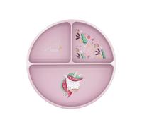 Assiette avec ventouse en silicone