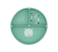 Assiette avec ventouse en silicone Munchy Bear