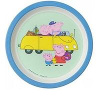 Assiette bebe Peppa Pig avec les grands parents Multicolore G