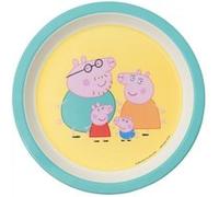 Assiette bebe Peppa Pig avec les parents Jaune G