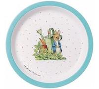 assiette bebe pierre lapin bleue Bleu G