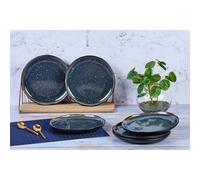 Assiette IRIS Ø21,5cm - 6 pièces - Bleu nuit Björn