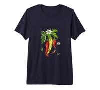 Assiette botanique Vintage Red Chili Original T-Shirt Haut de Gamme