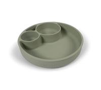Assiette Compartimentée En Silicone Vert TU