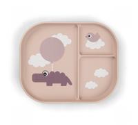 Done by Deer – Assiette à compartiments Happy clouds Rose