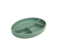 Assiette compartimentée silicone vert cactus TU