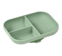Assiette compartimentée silicone Vert sauge SAGE GREEN G