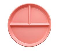 Assiette Controle de Portion 8 Pouces, Assiette 3 Compartiment Porcelaine, Assiette Compartiment Adulte Diet, Assiettes Divisées pour La Perte de Poids