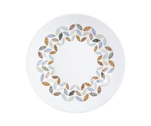 Assiette creuse 20 cm Florescence | Verre trempé résistant aux chocs, assiette à soupe et à pâtes, compatible lave-vaisselle, fabriqué en France