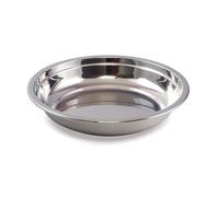 ASSIETTE CREUSE 24*24*4,4 EN INOX BRILLANT