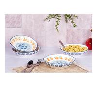 Assiette creuse NAPOLI Ø21,5cm - 4 pièces - Agrume Björn