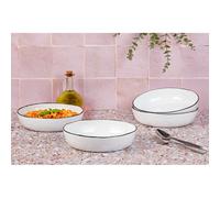 Assiette creuse PURE Ø21,5cm - 4 pièces - Blanc Neige Björn