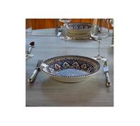 Assiette creuse Bakir bleu - D 24 cm