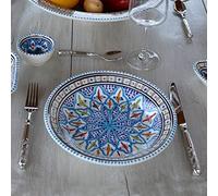 Assiette creuse Bakir turquoise - D 24 cm