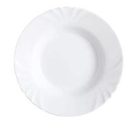 Assiette creuse blanche 23 cm Cadix