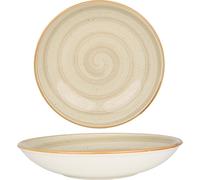Assiette creuse Bonna - Aura Terrain - Porcelaine - 25 cm (1300cc)