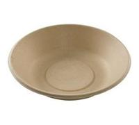 Assiette creuse crème en canne à sucre Ø 19 cm 800 unités Betik