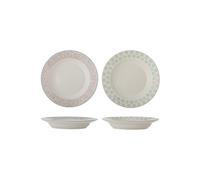 Assiette creuse D25 cm en grès multicolore Patrizia