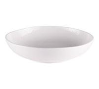 Assiette creuse Ecume 20,5 cm (lot de 6) - Table Passion - Blanc - Porcelaine Blanc G