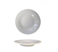 Assiette creuse en mélamine 24 x 4h cm perle