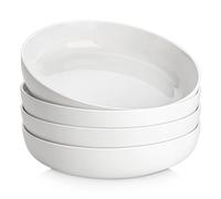 Assiette creuse en porcelaine, 4 pièces Bol à soupe, Assiette à pâtes, Assiette creuse, Bol à nouilles, Bol à ramen, Bol à salade, Bol multi-usages