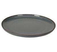 assiette creuse en porcelaine de 27 cm MO foncé, bord HN