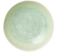 Assiette Creuse en Porcelaine "Lara" 25cm Vert Vert G