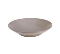 Assiette creuse en terre cuite beige 21cm