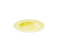 ASSIETTE CREUSE "FLORA" Dusty yellow