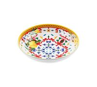 ASSIETTE CREUSE ''FLOWER&LEMON''