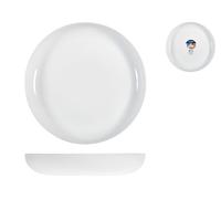 Assiette Creuse Friends Blanche, 29Cm, Verre Opale