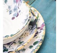 Table Passion – Assiette creuse Garden – Faïence 19 cm – Lot de 6