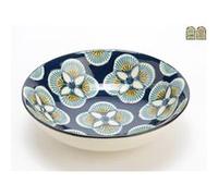 Assiette creuse imany 19 cm - 5 dont 1 offerte (lot de 6) - Amadeus - Bleu - Grès Bleu G