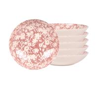 Assiette creuse Léa rouge 22 cm (lot de 6) Table passion