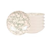 Assiette creuse Léa verte 22 cm (lot de 6) Table passion