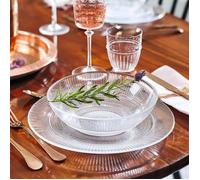 Assiette creuse - Louison - 20 cm - Blanc - Compatible lave-vaisselle - 1 pièce