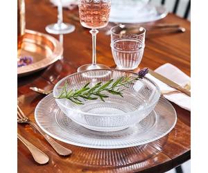 Assiette creuse - Louison - 20 cm - Blanc - Compatible lave-vaisselle - 1 pièce