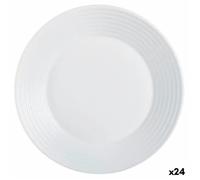 Assiette creuse Luminarc Harena Blanc verre (Ø 23,5 cm) (24 Unités)