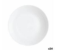 Assiette Creuse Luminarc Pampille Blanc Verre (20 Cm) (24 Unités)