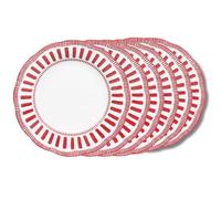 Assiette creuse Napoli rouge 22 cm (lot de 6) - Table Passion